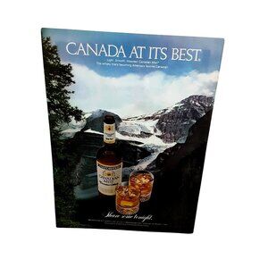 1983 Canadian Mist Whisky Print Ad Vintage Liquor Advertising